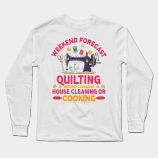 sewing is my therapy Long Sleeve T-Shirt